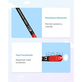 IFORU Plumones Punta de Pincel 100 Colores, Rotuladores de Dibujo con Doble Punta(0.4mm/1-2mm), Rotuladores Acuarelables No Toxica Regalo para Colorear Libro, Caligrafia, Lettering, Comic, etc. (100)