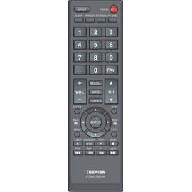 USARMT CT-RC1US-16 Universal Remote Control Compatible with All Toshiba TVs Replaces CT-90325 CT-90326 CT-90329 CT-8037 CT-90302 CT-90275 CT-90366 CT-RC1US-16 CT-RC1US-18