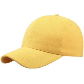 White Fang CA504 Hat, Plain, Cap, Simple Design, Stylish, Stylish, Men's, Women's, yellow