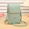 Touchscreen Phone Crossbody Bag for Women – Sequined PU Wallet
