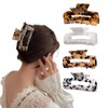 Dinghaole Pack of 4 Hair Clips Large Acetate Hair Claw
