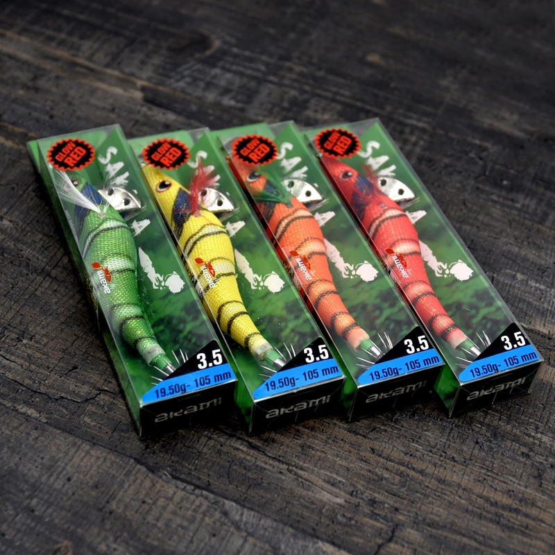 AKAMI Totanare SAKANA EGI 2.5-3.0-3.5 Set of 4 Pieces (Size