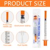 Pack of 20 Syringes 1 ml/cc, Lab Supplies with Head,