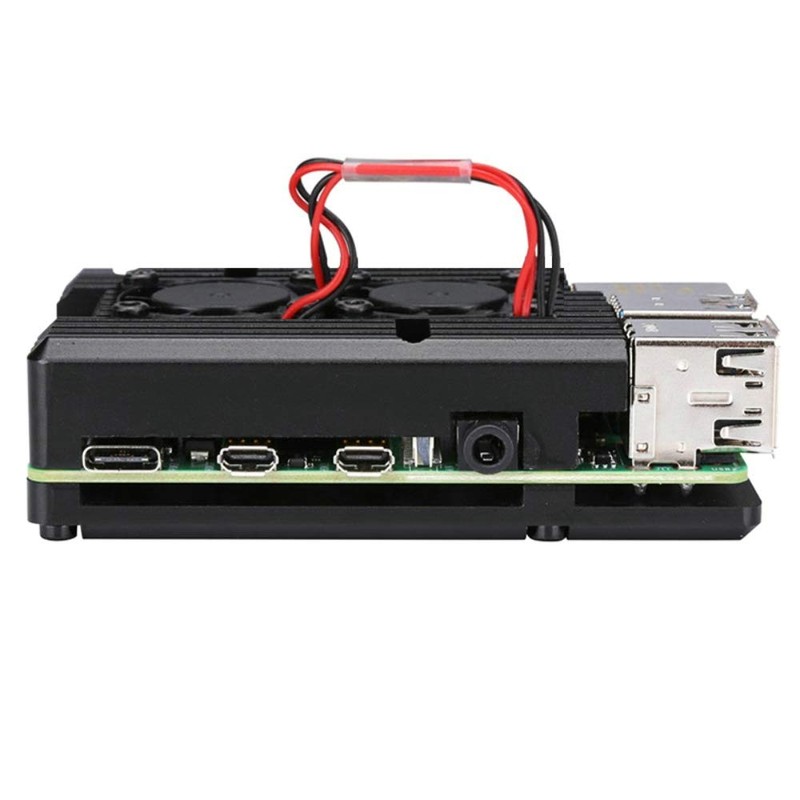 Unistorm Raspberry Pi 4 Model B Aluminum Case with Dual