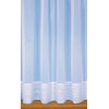John Aird Sarah - Plain White Net Curtain With 7"