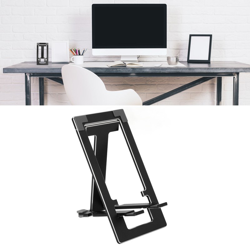 Phone Holder Folding Table Stand Aluminium Alloy Desktop Portable for