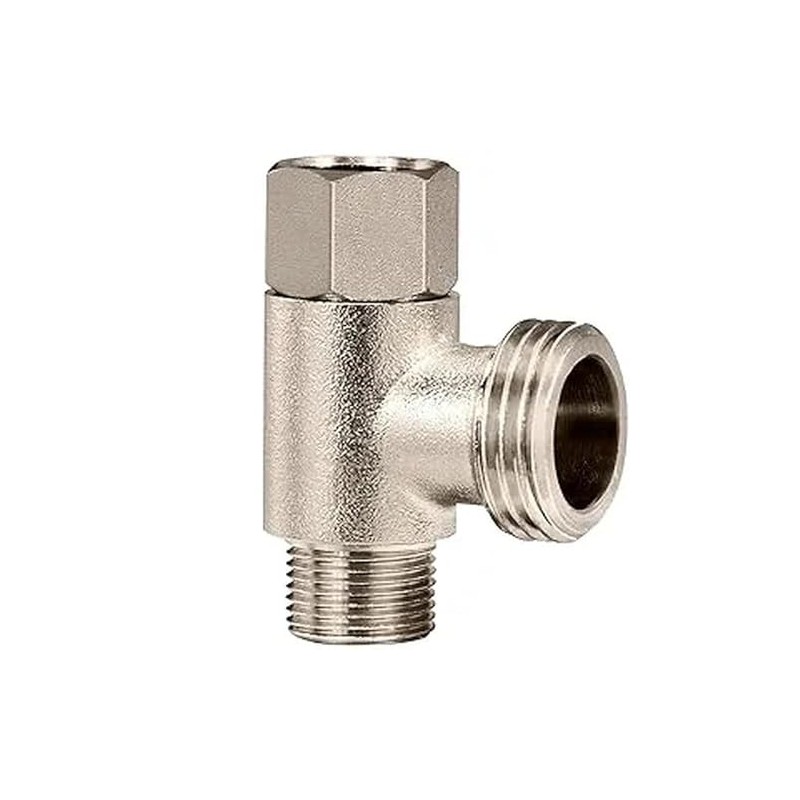 Bidet T Adapter, T Valve Adapter for (3/8" x 3/8"