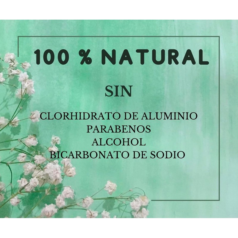 Desodorante natural en barra a base de piedra de alumbre