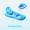 SLOOSH Pool Floats Lounger Adult, Fabric Pool Floaties Lounge Convertible