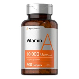 Vitamina A  Salud Ocular Ojos Vista 1000mcg 300 Caps Eg V28 Sabor Sin Sabor                                                                           