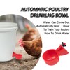 Pack of 16 Automatic Chicken Drinkers with Drill,Chicken Water Dispenser,Water