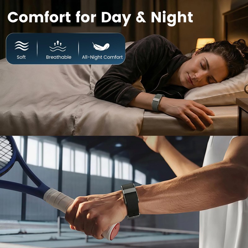BlackPro Silicone Band for Hume Band Replacement Strap, Soft Waterproof