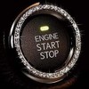 UPGRADE 2 PCS Bling Car Crystal Rhinestone Ring Car Decor