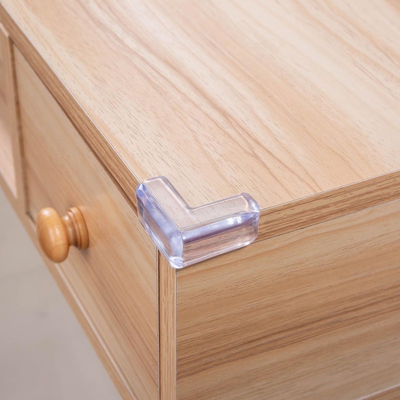 Meiyea 8 Pcs Children's Corner Protectors,Transparent Protectors,Strong Adhesion,Suitable For Wood,Glass,Plastic,Etc