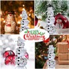 HDCRYSTALGIFTS Crystal Snowman Figurines Collectibles with Hat, Table Decor Paperweight