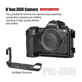 Sunwayfoto PNL-Z6III L-Mount for Nikon Z6III Camera Arca Swiss Quick Release L Plate L Bracket