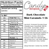 Candy Retailer Dark Chocolate Mini Caramels 1 Lb