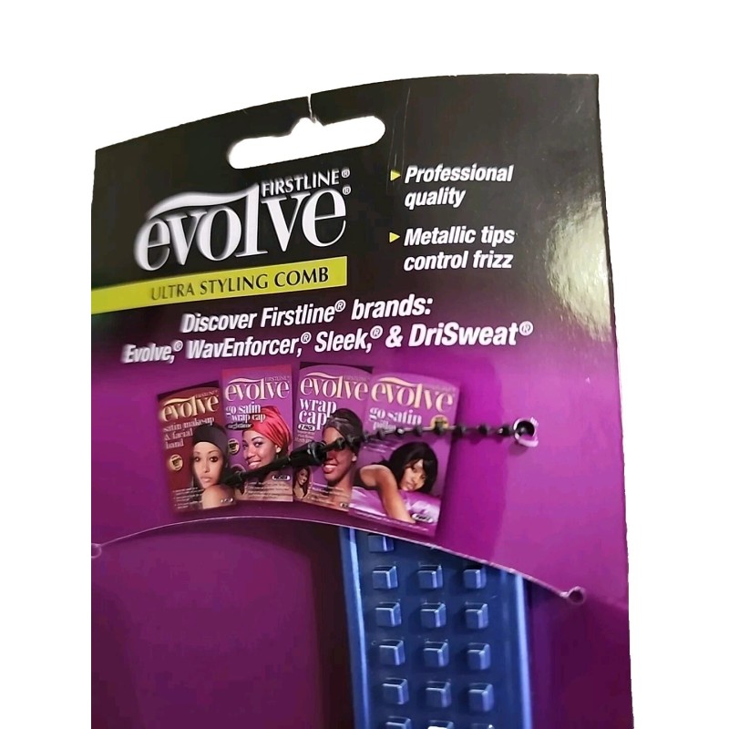 Evolve Wet or Dry Styling Detangler Comb, Professional Quality, All