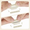 Dreamlover Clips de extensión de cabello, clips de peluca para