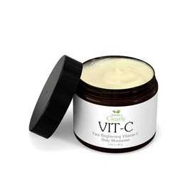 Clearly VIT-C Crema de vitamina C + Extractos de frutas + Vitamina E. Suero facial, Ingredientes orgánicos, Ilumina, Revitaliza, Restablece, Hidrata y