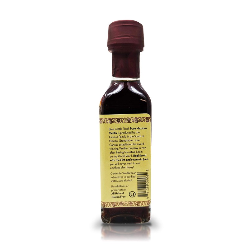 Blue Cattle Truck Trading Co. Pure Gourmet Mexican Vanilla Extract,