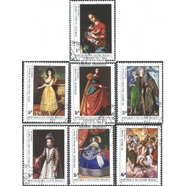 Guinea-Bissau 757-763 (complete.issue.) fine used/cancelled 1984 ESPANA 84 (Stamps for collectors) painting