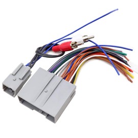 SecosAutoparts Set 2 Car Stereo Radio Wiring Harness Adapter Compatible with Ford Explorer F150 F250 350