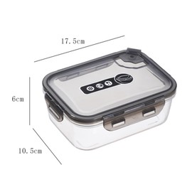 WOHPNLE Bento Lunch Box, Reusable Plastic Food Storage Container with Lids Airtight Leakproof Meal Prep Containers for Kitchen Freezer