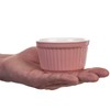 KADAX Soufflé Moulds Set, 3 Pieces, Diameter 9 cm, Crème