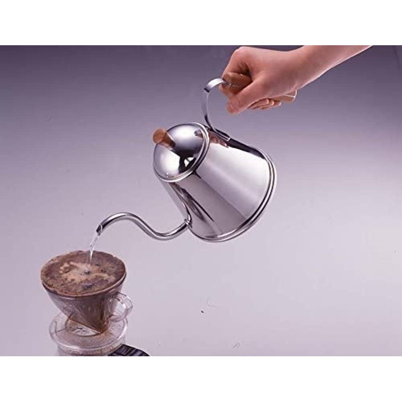 Yoshikawa 1 Litre Stainless Steel Cafe Time Drip Stove Kettle