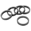 X AUTOHAUX 5pcs Headset Spacer Carbon Fiber Handlebar Stem Spacers