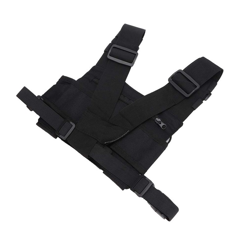 Radio Shoulder Holster Chest Harness Holder Vest, Firefighting and Walkie