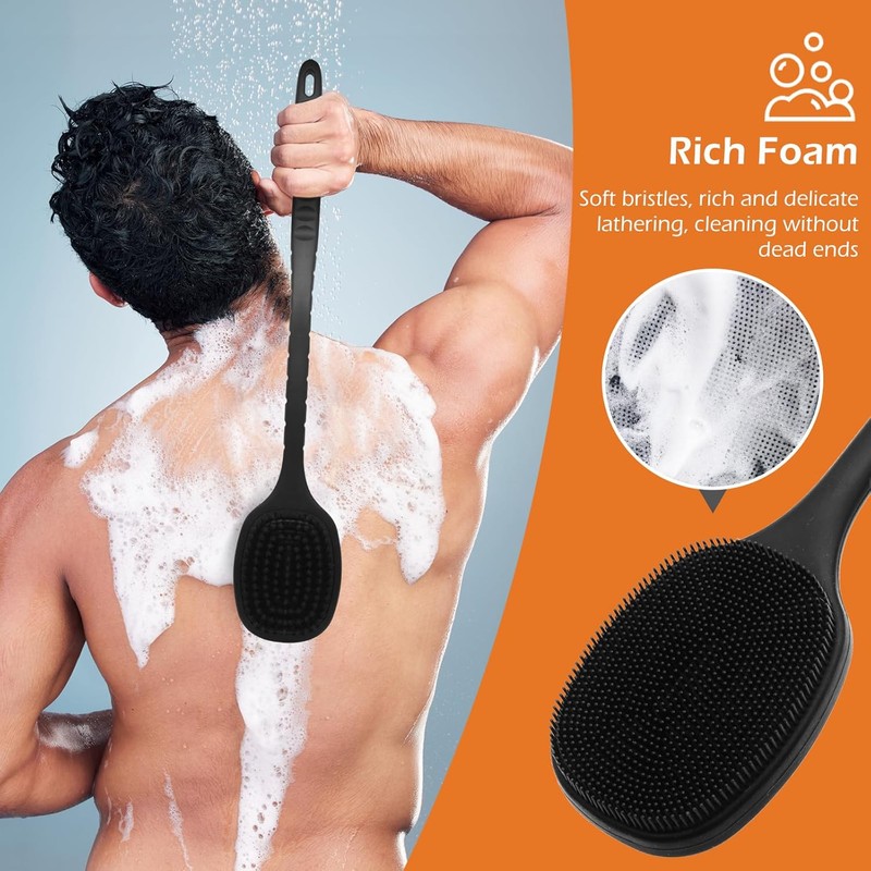 Back Scrubber for Shower, New Update Double Sided Body Scrub