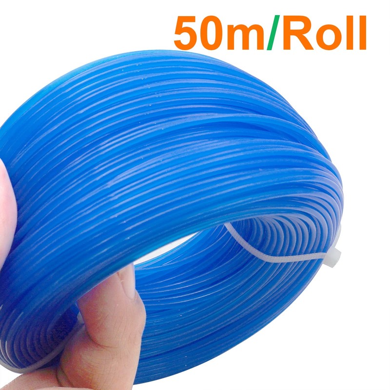 Zeqeey Diameter 1.6mm Round Nylon Grass Trimmer Line 50m Grass