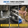 Dreyoo 9 PCS Grease Gun Couplers,Grease Gun Tip Quick Connect