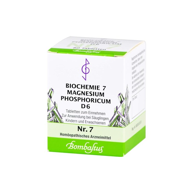 Biochemie 7 Magnesium Phosphoricum D 6 Tablets Pack of 80