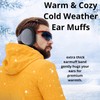 Eyegla Winter Ear Muffs for Men Foldable Cold Weather Earmuffs