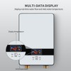 110V 4500W Instant Electric Tankless Water Heater, LCD Digital Thermostatic