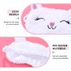 2 Pieces Cartoon Animal Eye Masks, Plush Eye Masks, Cute