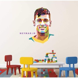 Wallstick Neymar Jr Wallsticker (Vinyl 60 cm x 55 cm) (45-241)
