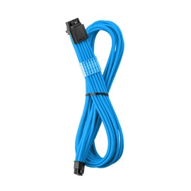 CableMod Universal Pro ModMesh Sleeved 12V-2x6 12VHPWR StealthSense Direct PCIe Cable (Light Blue, 16-pin to 16-pin, 60cm)