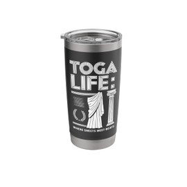 Toga Party Roman Empire Design Ancient Rome Fashion Stainless Steel Insulated Tumbler