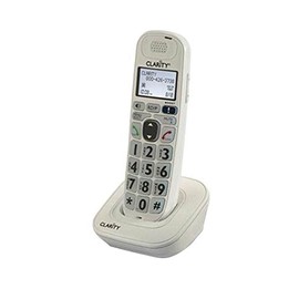 Clarity Amplified Low Vision Colrdless Accessory Handset for D702 Series Phones - White