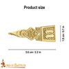 Lord of Battles Medieval Pure Solid Brass Belt End/Chape Accessory
