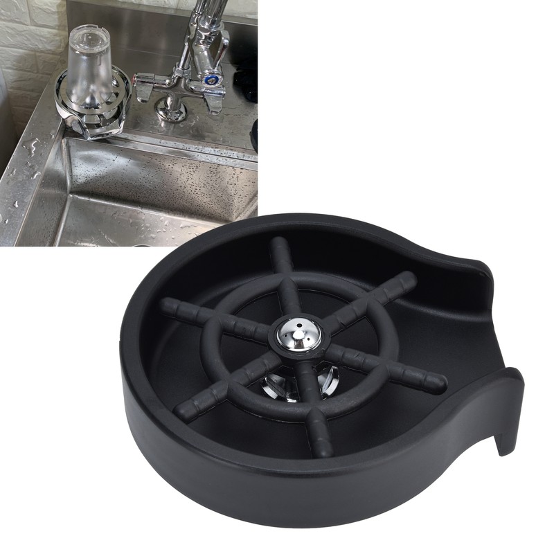 Kitchen Sink Glass Rinser High Pressure Automatic Cup Washer Cleaner