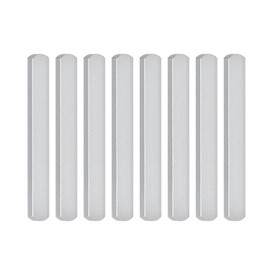 Reicyfang 8PCS Steel Plates for Weighted Vest, Adjustable Strength Training Weight Long Steel Plate w/Round Head, Strength Training Weight Steel Plate for Training Running Jogging Cardio