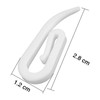 XUTONG 150PCS Curtain Hooks, Metal Drapery Rings and Plastic Hooks,