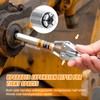 THINKWORK Grease Gun Coupler, Double Handle Extra Reach Upgrade, Strong