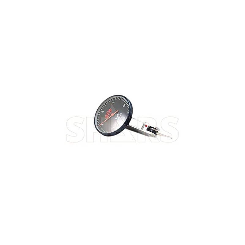 Shars .030" x .0005" Large Black Face Dial Test Indicator,
