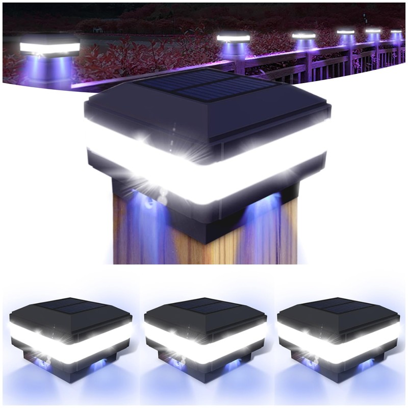 Solar Post Cap Lights 160 Lumen - 4x4 Post Solar
